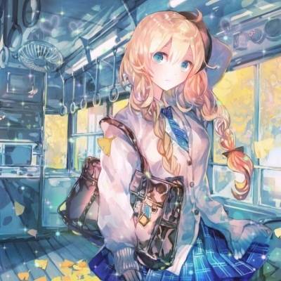 清新漫画小女生头像可爱图片大全(精选24张)