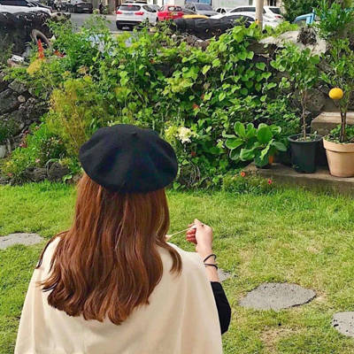 唯美森系清新图片侧脸背影头像(共22张)