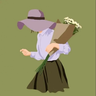 原创手绘简约情侣头像(16张)