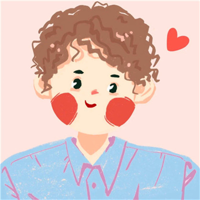 简约手绘情侣头像一男一女(20张)