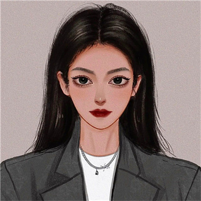 简约手绘情侣头像一男一女(20张)