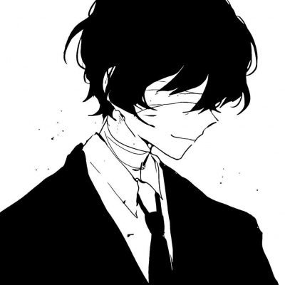 qq头像男黑白动漫头像(优选20张)