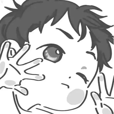 qq头像男黑白动漫头像(优选20张)