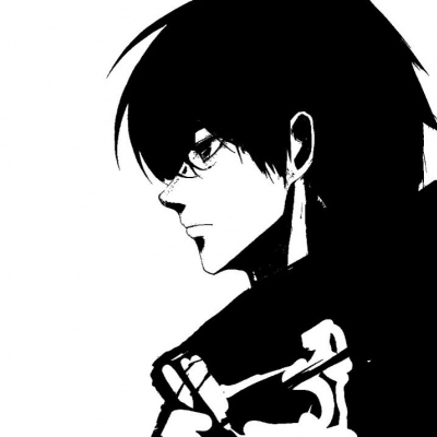 qq头像男黑白动漫头像(优选20张)