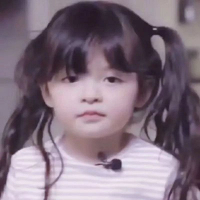 高清超可爱的萌娃头像呆萌小女生图片(优选24张)
