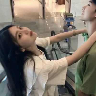 超甜情侣头像真人恩爱图片(20张)