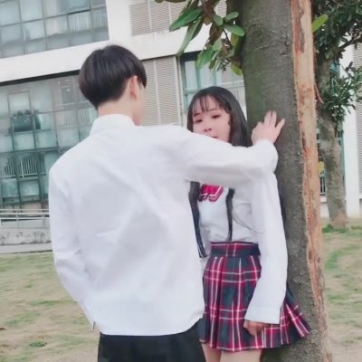 满满的学院风校园恋爱必备情侣头像(20张)