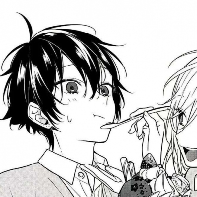 黑白女漫头像图片大全(共24张)