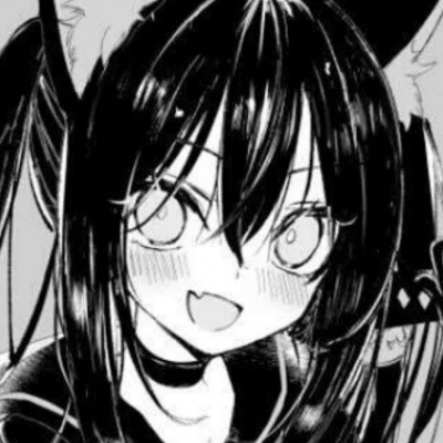 黑白女漫头像图片大全(共24张)