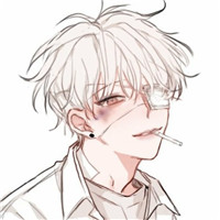 qq头像抽烟男帅气动漫头像(共22张)