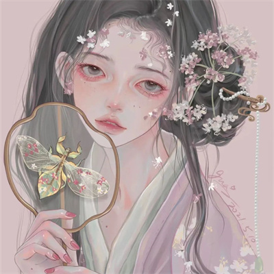 古风头像女素描动漫图片(20张)