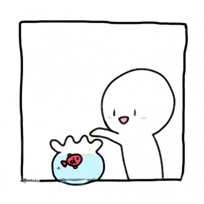 高清简笔画情侣头像小人图片大全(共18张)