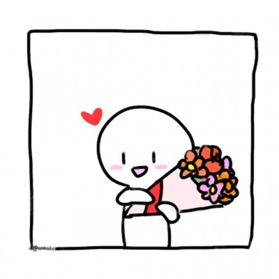 高清简笔画情侣头像小人图片大全(共18张)