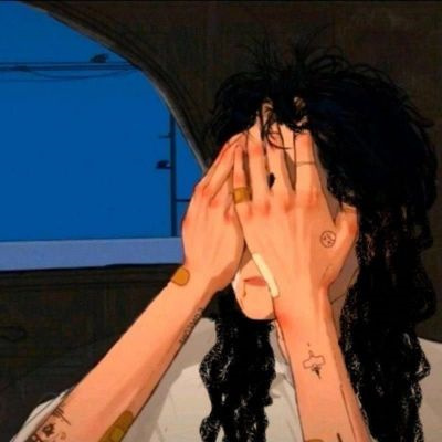 简约手绘情头一男一女(优选24张)