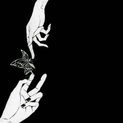 黑白动漫手控头像图片大全(优选16张)