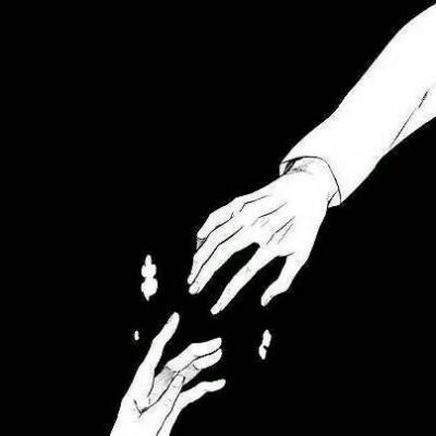 黑白动漫手控头像图片大全(优选16张)