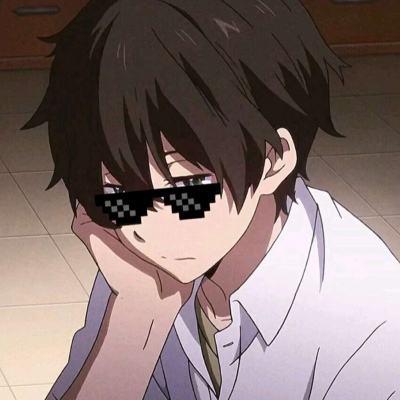 动漫墨镜大佬头像图片(共20张)