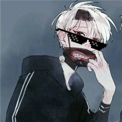 动漫墨镜大佬头像图片(共20张)